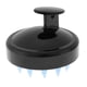 thumbnail image 1 of 2 cepillos para lavar el cabello, peine masajeador corporal de cabeza de silicona para herramientas para mascotas negro, 1 of 4