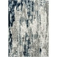 thumbnail image 4 of Luxe Weavers Modern Abstract White Blue 5x7 Area Rug, Stain Resistant Contemporary Carpet, 4 of 10