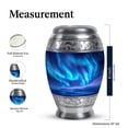 thumbnail image 2 of KARYLIZ Aurora Borealis Small Urn For Human Ashes Keepsake - Cremation Urn For Women - Keepsakes For Ashes Of Loved Ones - Mini Urn For Ashes Urn For Ashes Adult Male Combo Of 10" & 3" Pack Of 2Pcs, 2 of 2