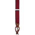 thumbnail image 2 of CTM  Elastic and Leather Suspender Gift Set with Clip Button and Swivel Ends (Men), 2 of 5