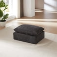 thumbnail image 3 of Miniyam 30" x 40" Dark Gray Multi-Functional Ottoman | The Ultimate Flexible Piece to Complete Your L/U-Shape Sofa Configuration, 3 of 9