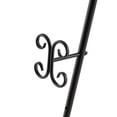 thumbnail image 6 of DecMode Traditional Black Metal Easel with Fleur de Lis Designs and Support Chain, 23"W x 66"H, 6 of 15