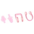 thumbnail image 2 of Swim Swimming Water Sport Guard Protector Nose Clip Pink 2pcs w Earplugs, 2 of 4