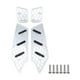 thumbnail image 1 of Almohadilla de placa para estriberas de motocicleta de aluminio izquierda y derecha para BMW C400x 2018-2025 Simple Plateado, 1 of 9