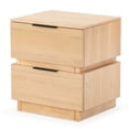 thumbnail image 6 of Safvaieh Couture Titus Mid-Century Wood and Metal Nightstand, Oak, 6 of 14