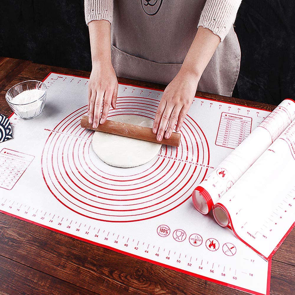Baking Mat Silicone Dough Mat NonStick Dough Mat RollOut Mat Bpa Free