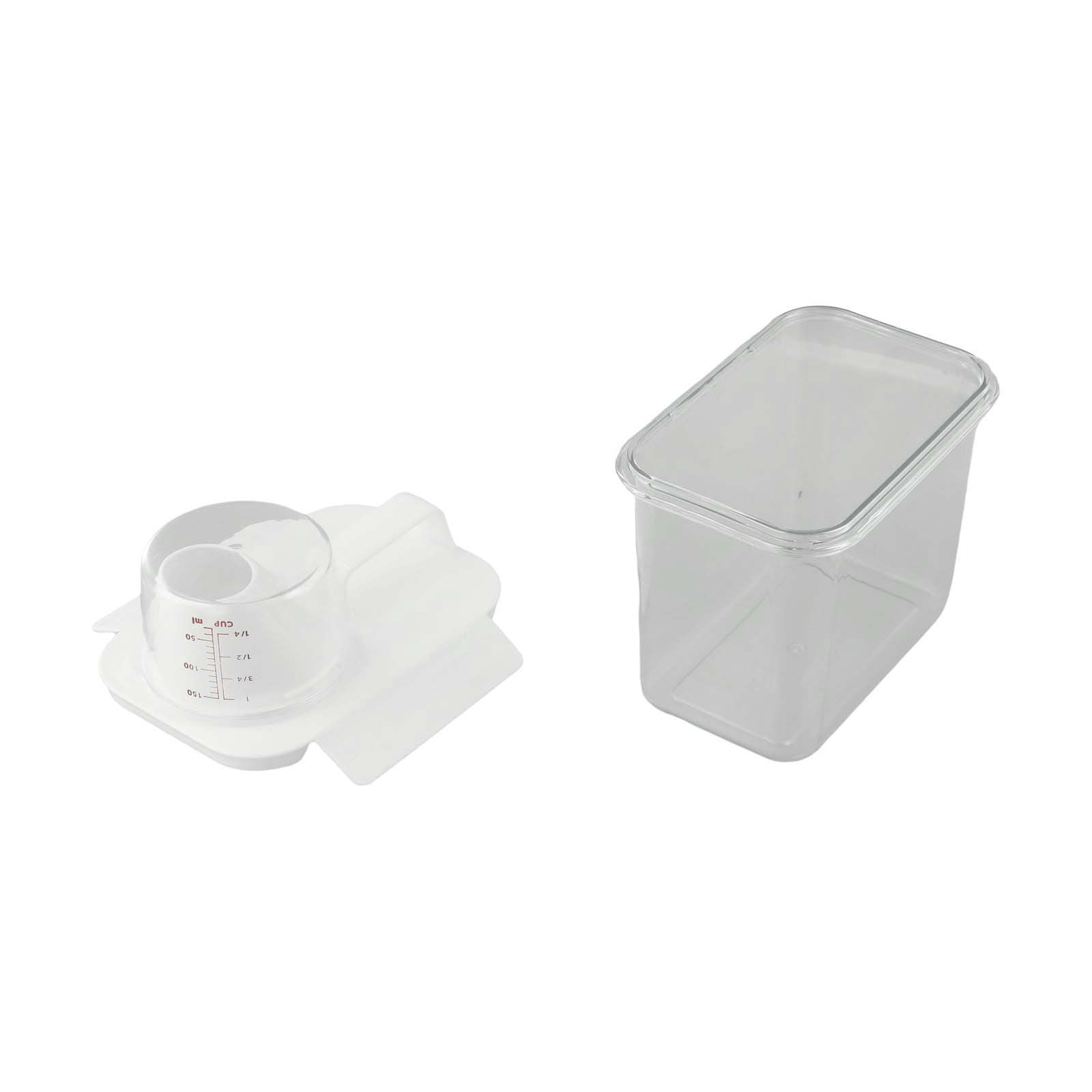 YLLSF Airtight Food Storage Container with Measuring Cup&Pour Spout-Sturdy,Convenient small