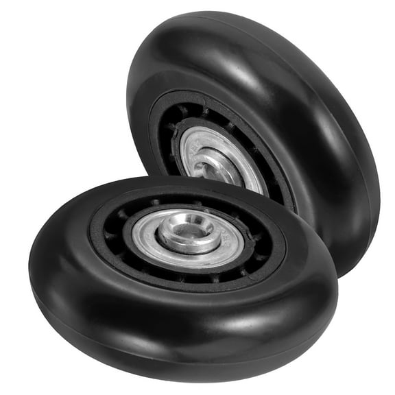 Zehuanyu  2 Pcs Trolley Case Replacement Wheels Camping Foldable Cart Luggage Trunk Caster