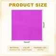 thumbnail image 2 of 4x4 Inch Foil Candy Wrappers, Square Fine Grid Aluminium Foil Candy Wrapping Paper Light Purple, 100 Pcs, 2 of 7