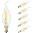 thumbnail image 1 of 5pcs E14 Filament LED Bulb,Candle Bulbs,Warm White Screw Light Bulb, 1 of 4
