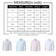 thumbnail image 3 of Domuza Mens Dress Shirts Long Sleeve Stretch Slim Fit Button Up Shirts Trendy Casual Business Solid Color Blouse Sky Blue XXL, 3 of 9