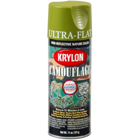Krylon 4296 Krylon Camouflage Paint with Fusion for Plastic Technology