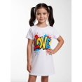 thumbnail image 4 of 9-10Y Girls Short Sleeve Dress Digital Print Casual, 4 of 6