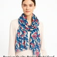 thumbnail image 2 of Premium and Soft Quality Printed Scarf Modal Lightweight MMD412, 2 of 6