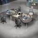 thumbnail image 3 of Wooden Computer Office Desk Standing Drawers Small Fashion Modern Minimalist Desk Tables Ideas Muebles De Oficina Furniture My Lux Decor Round, 3 of 14