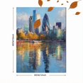 thumbnail image 3 of London Cityscape Skyline Canvas Print Architectural Home Wall Decor, 3 of 8