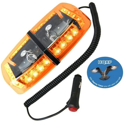 HQRP 24 LED Mini Light Flash Bar Emergency Car Strobe for Best Visibility + HQRP