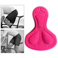 thumbnail image 6 of Cycling Shorts Pad Cycling Cushion Shockproof Accessories Cycling Shorts Padding Bike Seat Cushion for Riding Outdoor Sports Mountain Bike Rose Red, 6 of 10