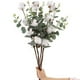 thumbnail image 5 of Ramo artificial de tallos de algodón | 4 Cabezas y Hojas Naturales | Rayon artesanal de 21" | Arreglo floral de decoración del hogar de granja | Manualidades de guirnaldas caseras, 5 of 9