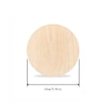 thumbnail image 3 of LHNFT We're Having a Baby Pregnancy Announcement Sign 5.9 Inch Round Wooden Announcement Disc with Black 3D Letters Decoration Maternity Photoshoot Prop, Baby Shower Gifts for Pregnant Moms, 3 of 7