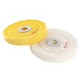thumbnail image 4 of Buffing Buffer Wheel Bench 15mm Polishing Hot Soft Pad 4/100mm White / Yellow, 4 of 6