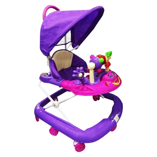 Andadera ConToldo BabyTek Ranita Rosa/Morado
