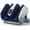 Silver/Blue, variant on Miko Shiatsu Foot Massager Machine - Deep Kneading, Heat Therapy, Improves Circulation, Fits Up to Size 15