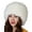 White, variant on Mosey Thickened Fuzzy Bucket Hat Women Winter Fluffy Furry Plush Hat Faux Fox Fur Solid Color Warm Bucket Hat Fashion Accessories