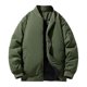 thumbnail image 1 of Kalauyu Men's Jackets-Bomber Jacket Fall Winter Warm Windbreaker Full Zip Casual Padded Coats, 1 of 6