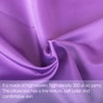 thumbnail image 2 of Flxxie Satin Pillowcases with Zipper Silky Soft Sateen Pillow Cases Covers Set of 2 (Standard, Purple), 2 of 5