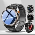 thumbnail image 2 of Montre Intelligente Appel Bluetooth (Répondre Passer des Appels) 150+ Modes Sportifs 600 mAh Rappel de Messages Multimédias Montre de Mise en Forme pour Android Ios Femmes Hommes, 2 of 9