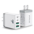 thumbnail image 1 of [Cargador] Cargador de pared USB C Aiminu, adaptador PD rápido de 4 puertos de 40 W, 1 of 7