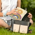 thumbnail image 5 of FORMRS 1-Subject Spiral Notebook 8" x 5" College Ruled 60 Refillable Sheet A5 Hard Cover, 2 Pack, Beige Rainbow, 5 of 7