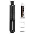 thumbnail image 3 of Spring Loaded Door Stopper Foot-Operated Lever Door Stop Telescope Door Stopper Adjustable Position Door Lock Holder, 3 of 8
