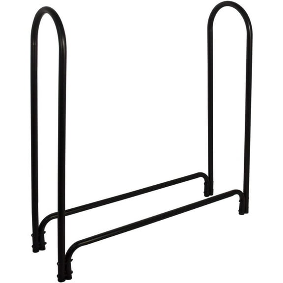 Panacea Deluxe Outdoor Log Rack, Black, 4'