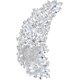 thumbnail image 1 of Guangzhoushicwz Broche de ramo de flores en tono de cristal austriaco, 1 of 3