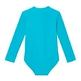 thumbnail image 7 of Girls UPF 50+ One-Piece Long Sleeve Swimsuit | Turquoise, 7 of 7