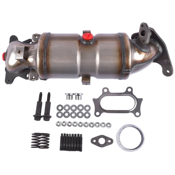 GELUOXI Catalytic Converter Set 16448 16641 02IEB1307ASL for Honda Civic 1.8L 2006-2011