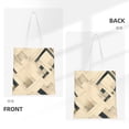 thumbnail image 4 of Canvas Bag Tote Bag Shopping Bag 16×15in Can Be Carried By Hand And Can Be Used For Daily Travel Such As Shopping And Going To Work Darkorchid Geometric Lines Hand-Drawn Sketch_4, 4 of 8