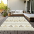 thumbnail image 6 of Addison Rugs Chantille Indoor/Outdoor Transitional Southwest Beige Washable Rectangle Rug, 3' x 5', 6 of 6