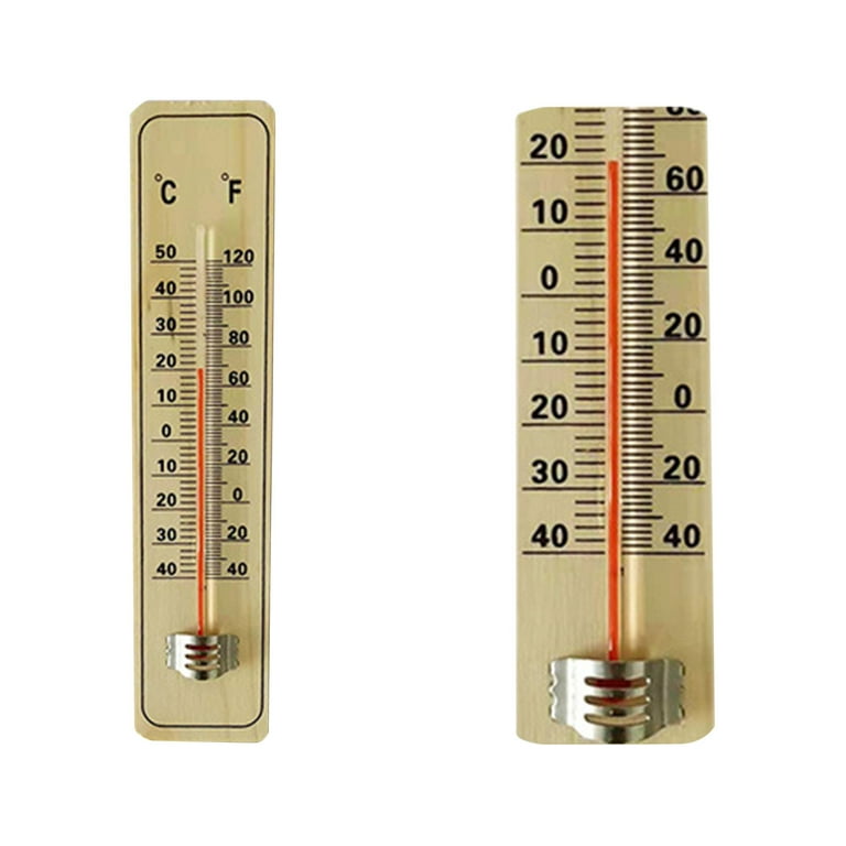  Safe Price Big Outdoor Analog Patio Temperature Wall-Mount  Thermometer Fahrenheit Celsius : Patio, Lawn & Garden