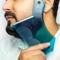 thumbnail image 3 of Plantilla transparente para moldear la barba de hombre. Plantillas para peines., 3 of 4