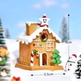 thumbnail image 4 of Guardoinrt Figurine de Table de Paysage de Village de Noël pour Jaune Petit 1Ensemble, 4 of 6