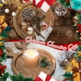 thumbnail image 3 of Yucurem Charcuterie Dessert Board Antler-Shape Appetizer Platter Christmas Wood Dinner Tray Dessert Snacks Tray for Restaurant Home, 3 of 9