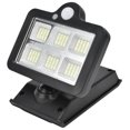 thumbnail image 3 of Luz de pared LED solar inteligente, 120 LED, sensor corporal, IP65 a prueba de agua, control remoto, ideal para calles y caminos al aire libre, 3 of 8