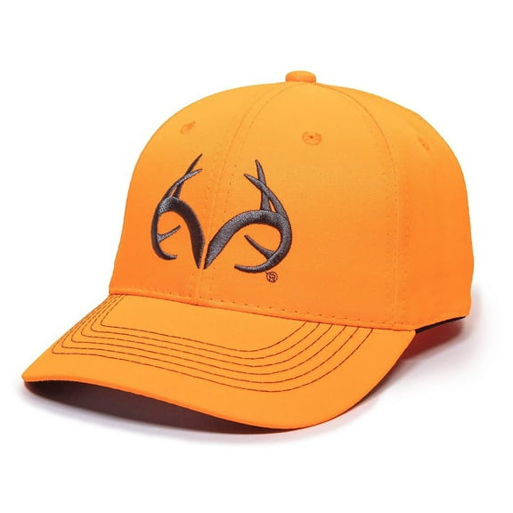 Realtree Mens Logo Hat Blaze