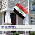 thumbnail image 3 of ANLEY Fly Breeze 3x5 Feet Iraq Flag - Republic of Iraq Flags Polyester with Brass Grommets, 3 of 7