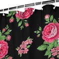 thumbnail image 3 of Pioneer Flower Floral Print Pattern Shower Curtain 72"x84", Bathroom Decorative Shower Curtain Set with 12 Hooks, Waterproof Washable, 3 of 6