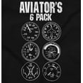 thumbnail image 2 of 6 Pack Brew Airforce Beer Flight Unisex Plus Fleece Graphic Hoodie Brisco Brands 3X, 2 of 5