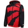 thumbnail image 2 of Men's Starter Red Toronto Raptors The Triple Double Full-Zip Hoodie Jacket, 2 of 3